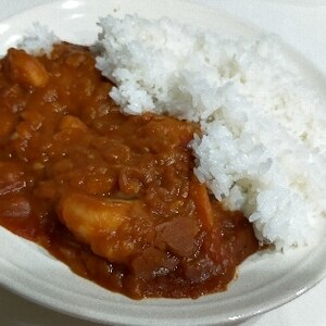 トマトジュースで！(^^)簡単チキンカレー♪